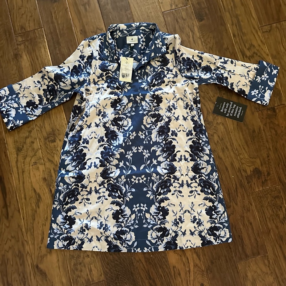 BNWT Indigo Reflection
Stretch Cotton Megan
Dress.
